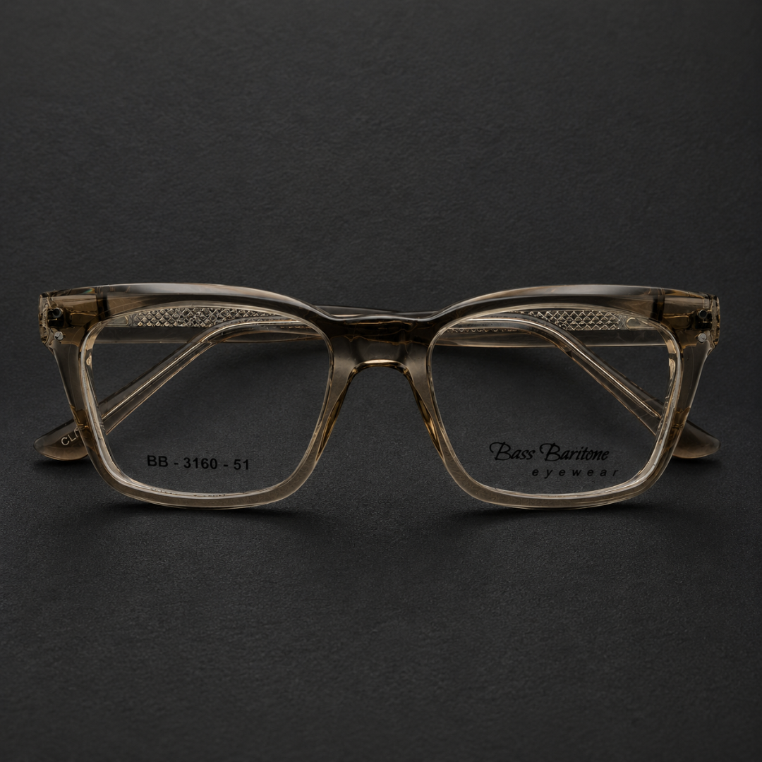First Lens Oslo Blue Light Computer Glasses – Crystal Smoke