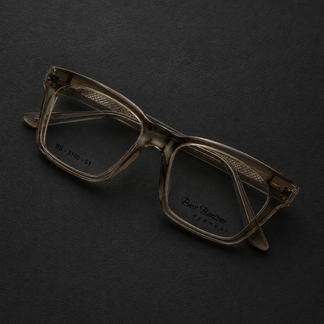 First Lens Oslo Blue Light Computer Glasses – Crystal Smoke