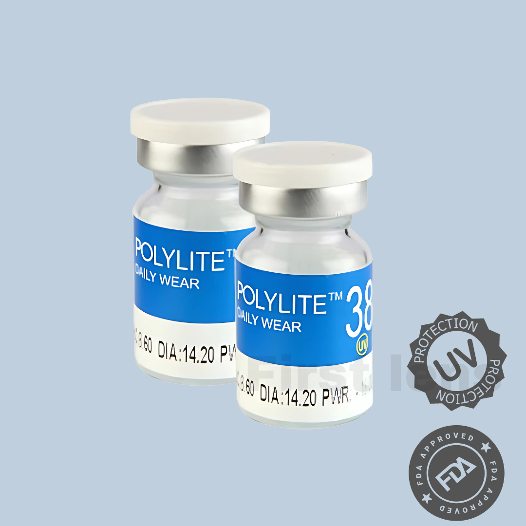 Polylite 38 Yearly Clear Contact Lens (1 Lens/Bottle)