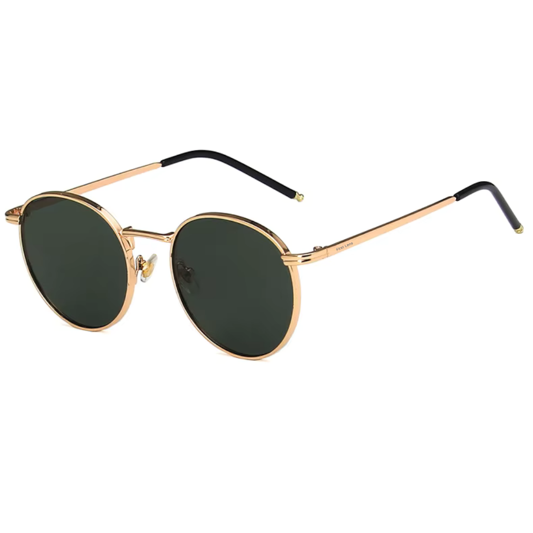 First Lens Ensaimada Sunglasses UV400 Green Black S489