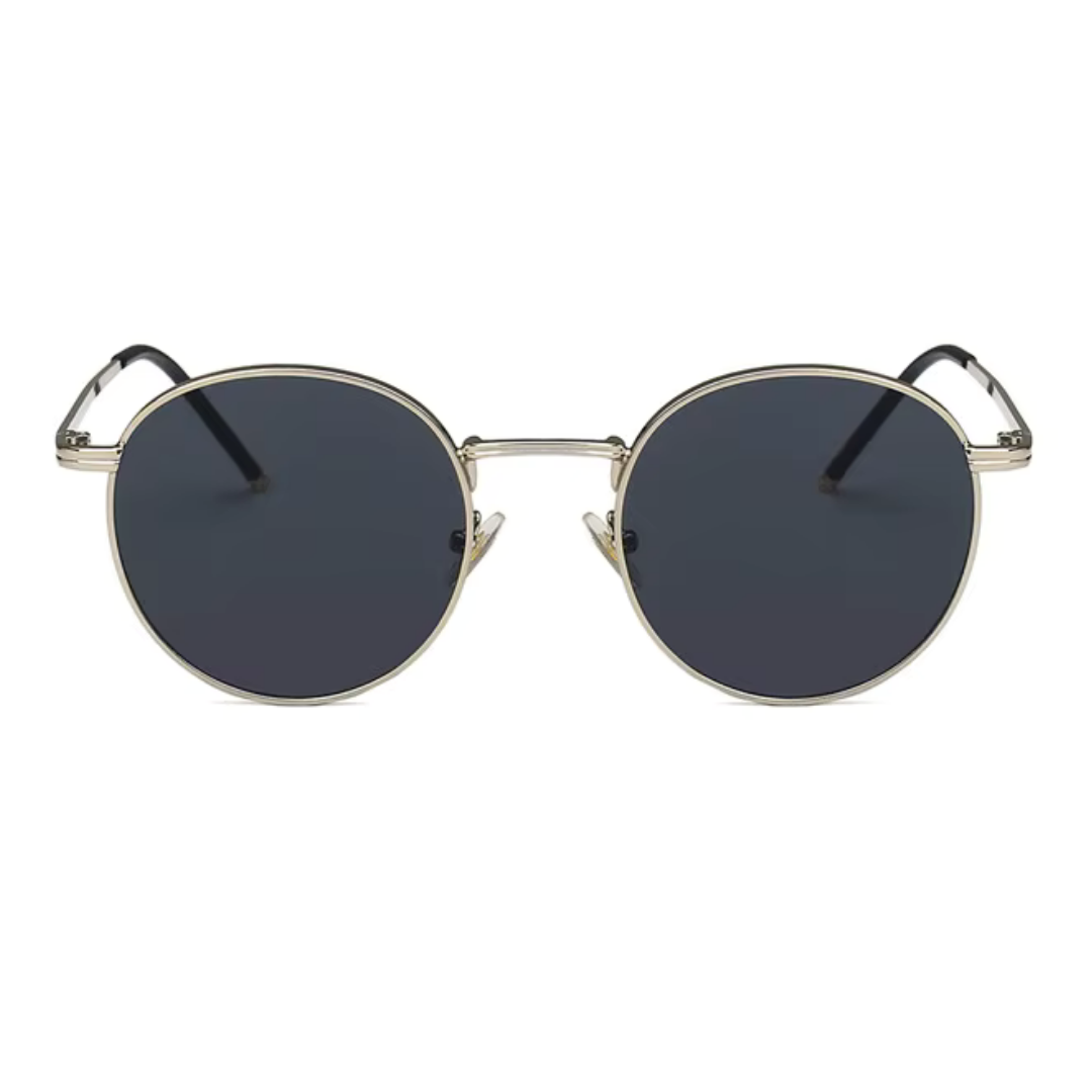 First Lens Ensaimada Sunglass UV400 Black Silver  S490