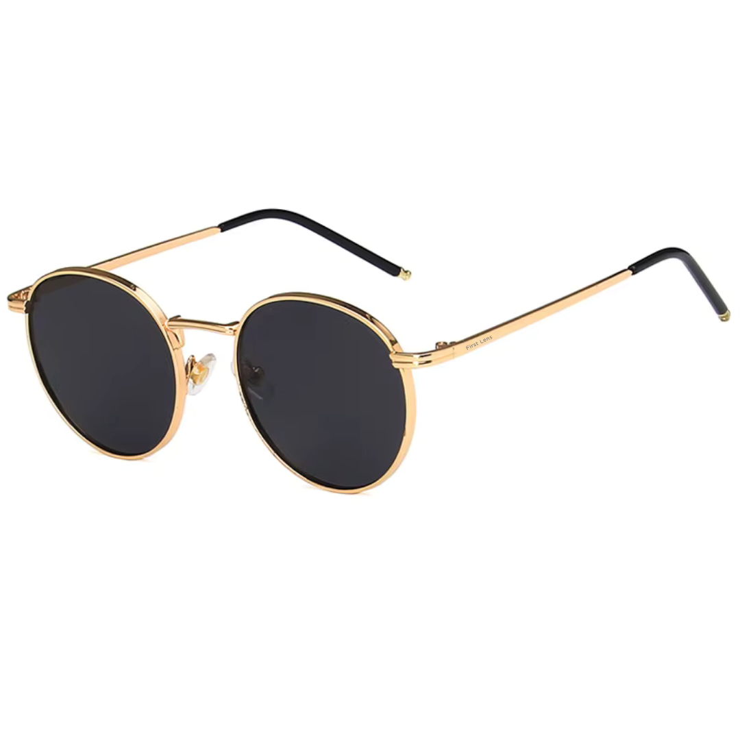 First Lens Ensaimada  Sunglass UV400  Black Gold  S491