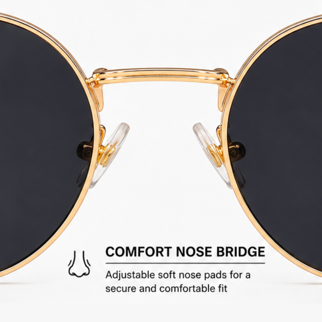 First Lens Ensaimada  Sunglass UV400  Black Gold  S491