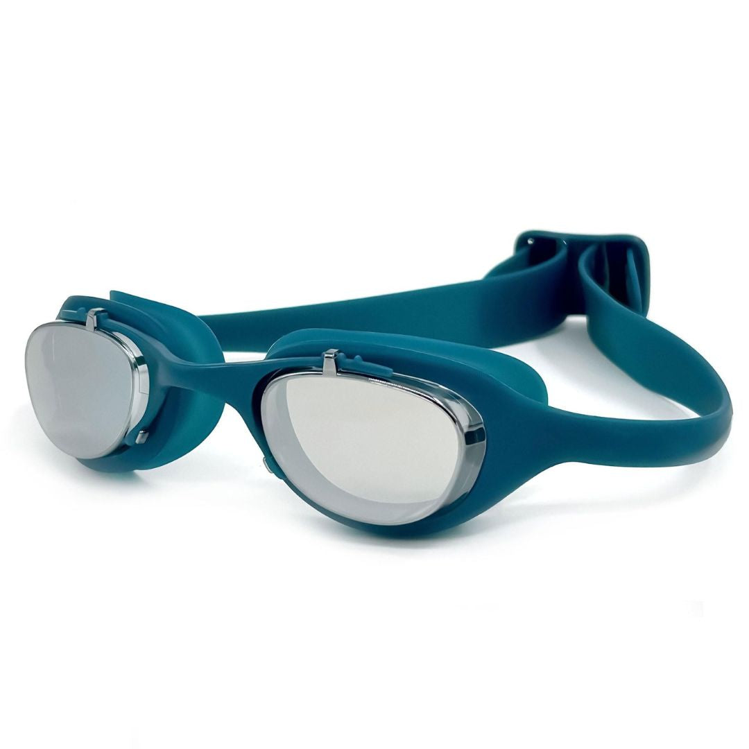 First Lens Adults Swimming Goggles with UV Protection & AntiFog  SW018-Blue