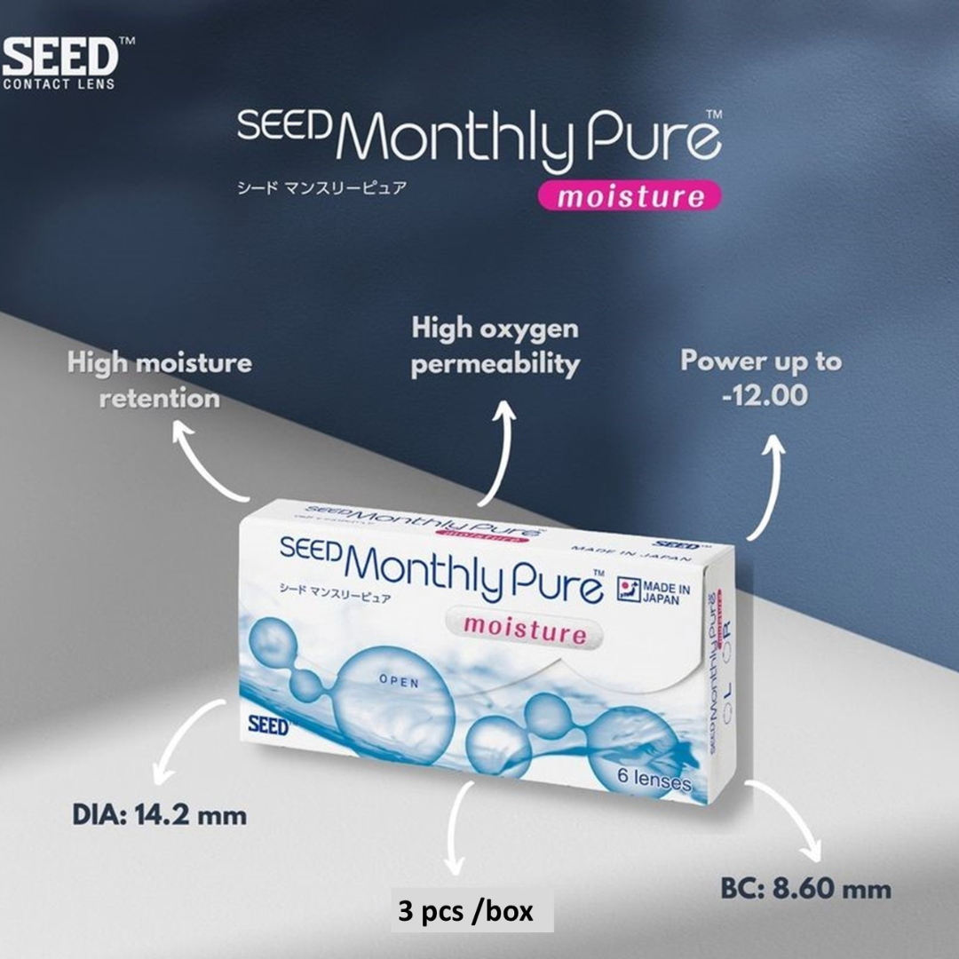 Seed Monthly spherical Pure (3 Lens/Box)