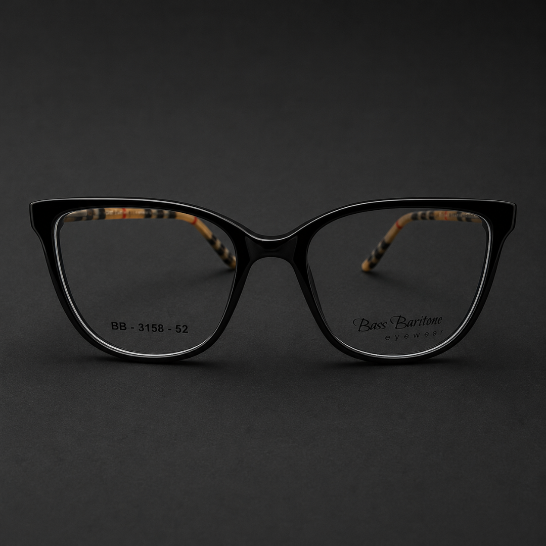First Lens Stockholm Blue Light Computer Glasses – Black Crystal