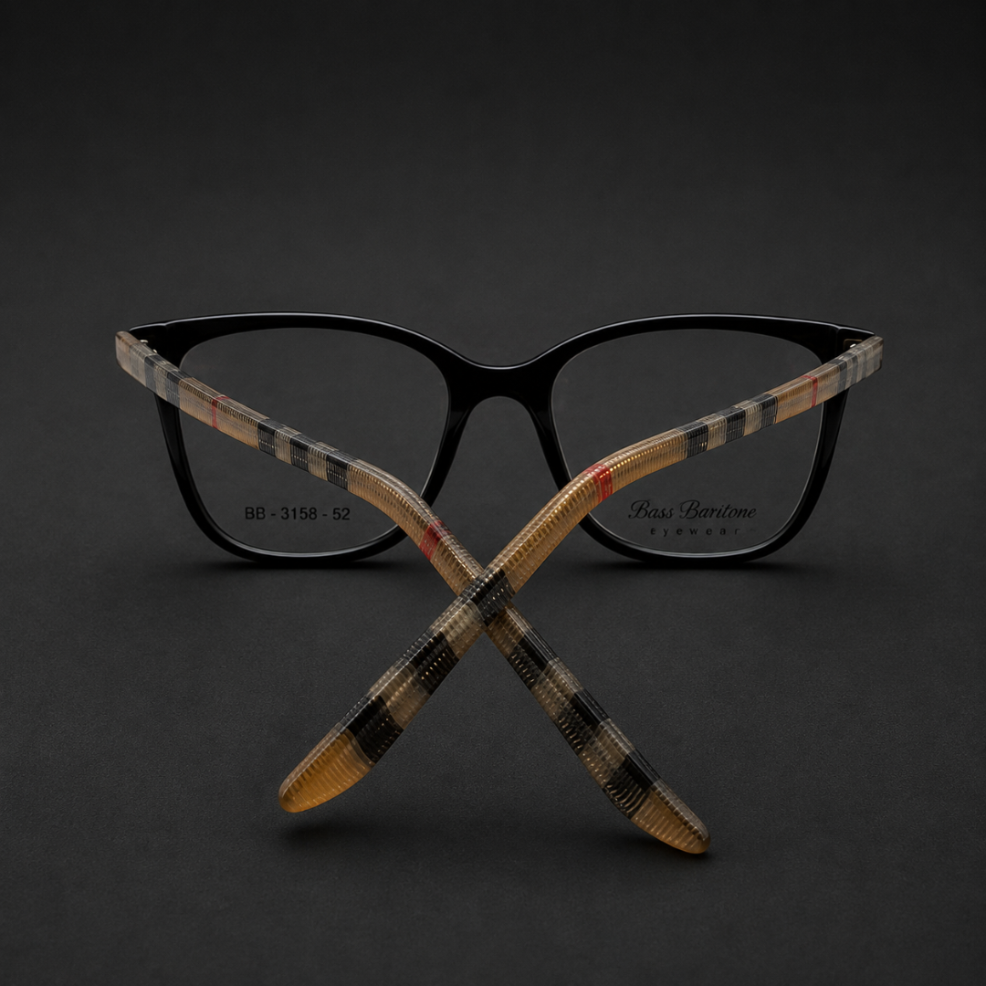 First Lens Stockholm Blue Light Computer Glasses – Black Crystal