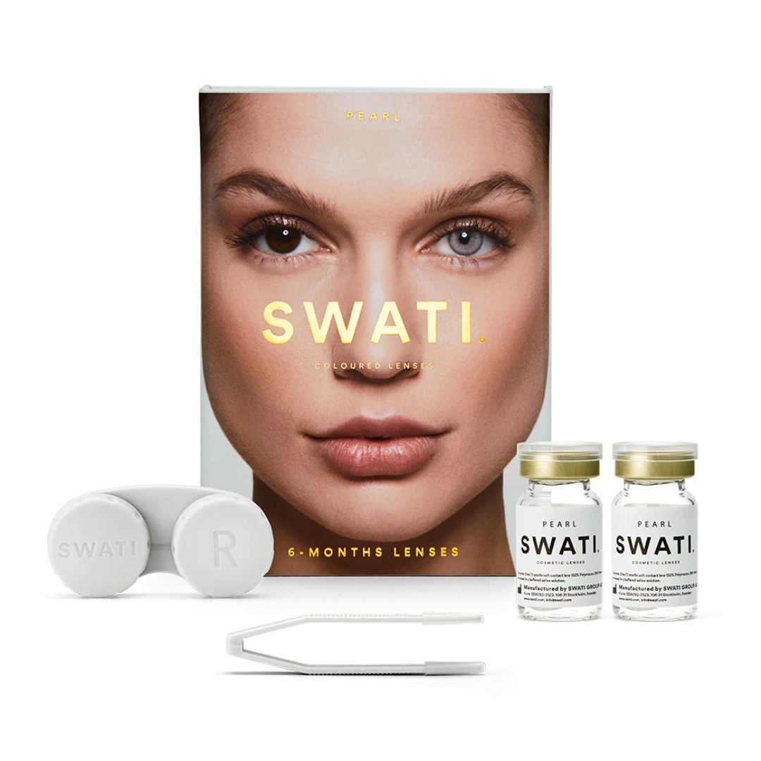 Swati Color Contact Lens - Pearl Grey
