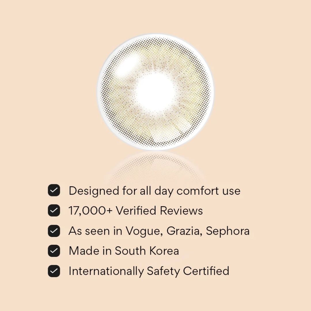 Swati Color Contact Lens -Amber Brown