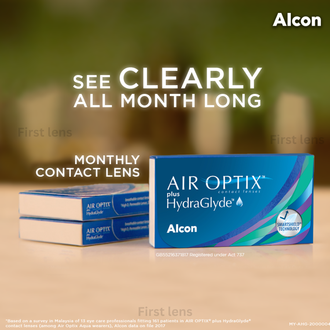 Alcon Air Optix Plus Hydraglyde (3 Lensbox)