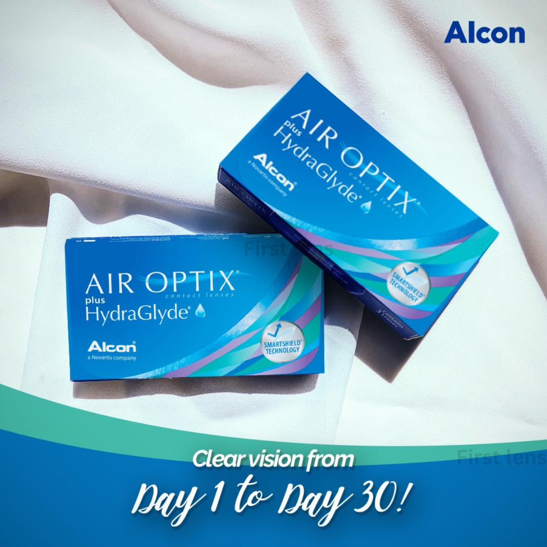 Alcon Air Optix Plus Hydraglyde (3 Lensbox)
