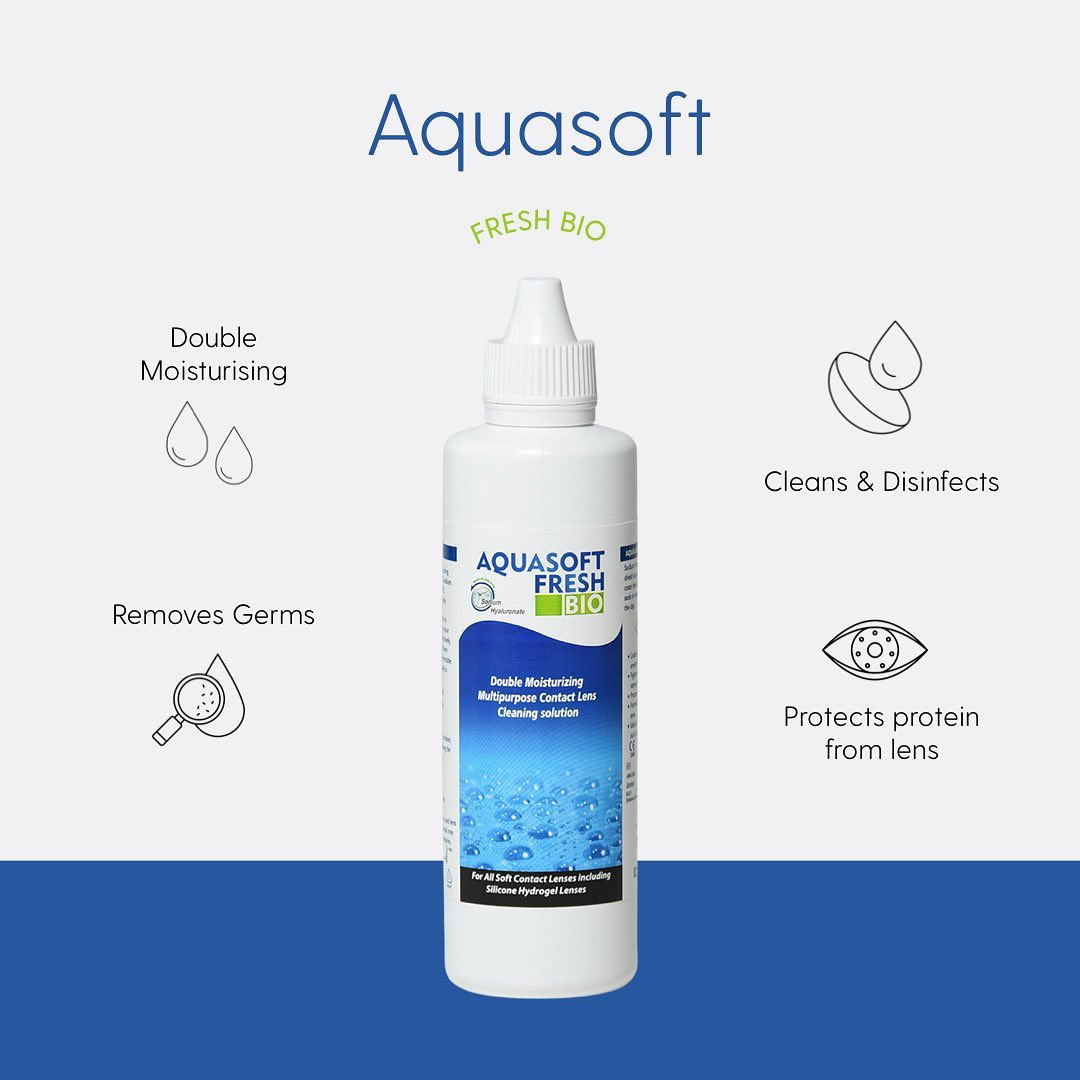 First Lens Aquasoft Fresh Bio Solution for contact lenses