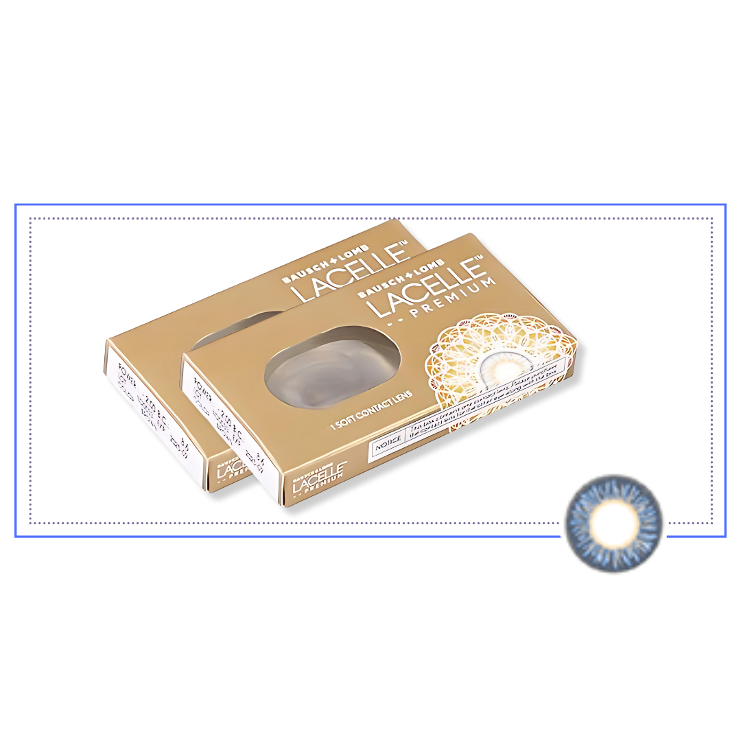 Blue Lacelle Premium Color Contact Lenses by First Lens