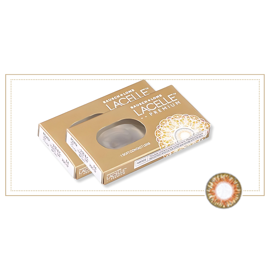 Brown Lacelle Premium Color Contact Lenses by First Lens