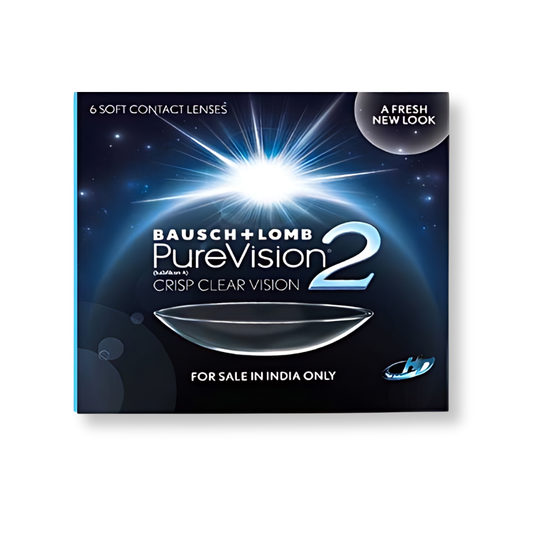 Bausch & Lomb purevision2 HD contact lenses (6 lenses/box)