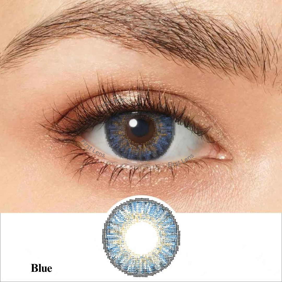 Celebration Weekly Premium Blue Color Lens by First Lens