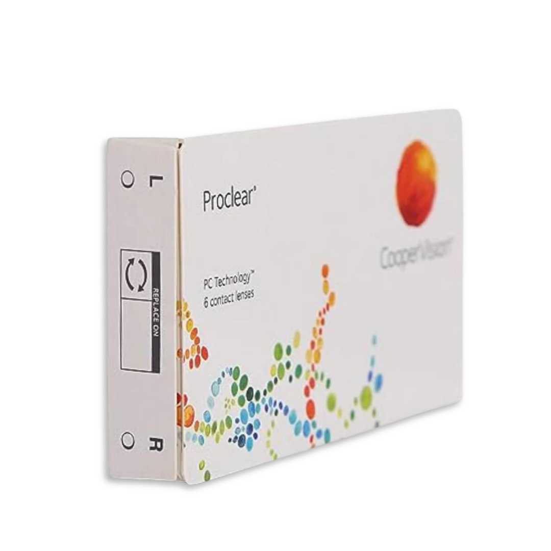 Innovative Proclear design for clear, comfortable vision - 6 lenses per box