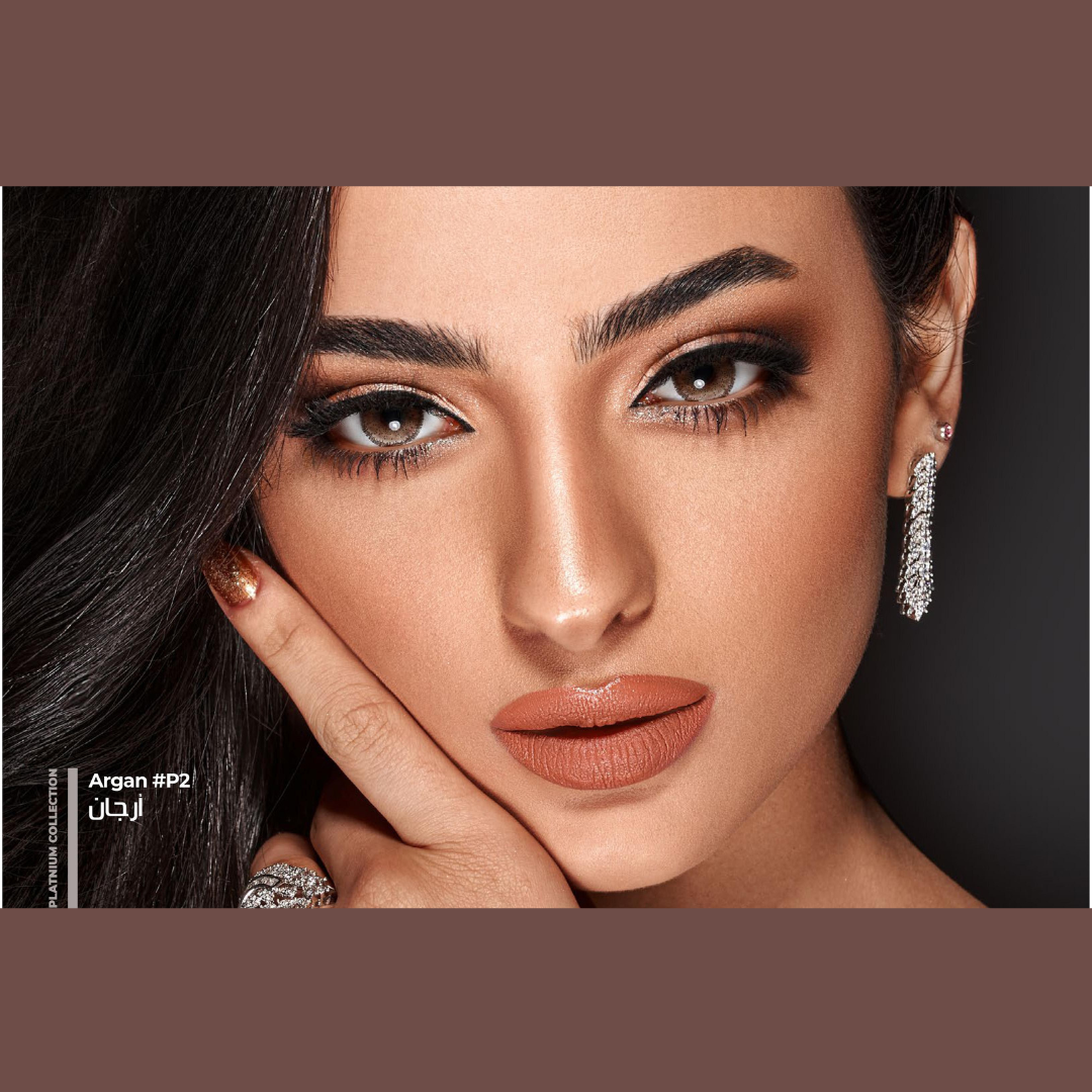 Dahab One Day ARGAN Color Contacts - Luxurious Honey Brown Eye Lens