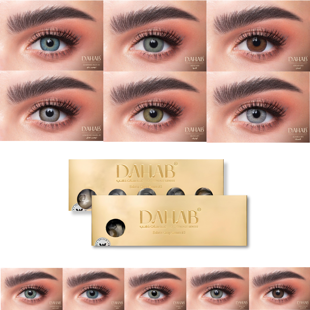 First Lens' Dahab One Day Mix Color Lens Combo box featuring 10 lenses in various colors.