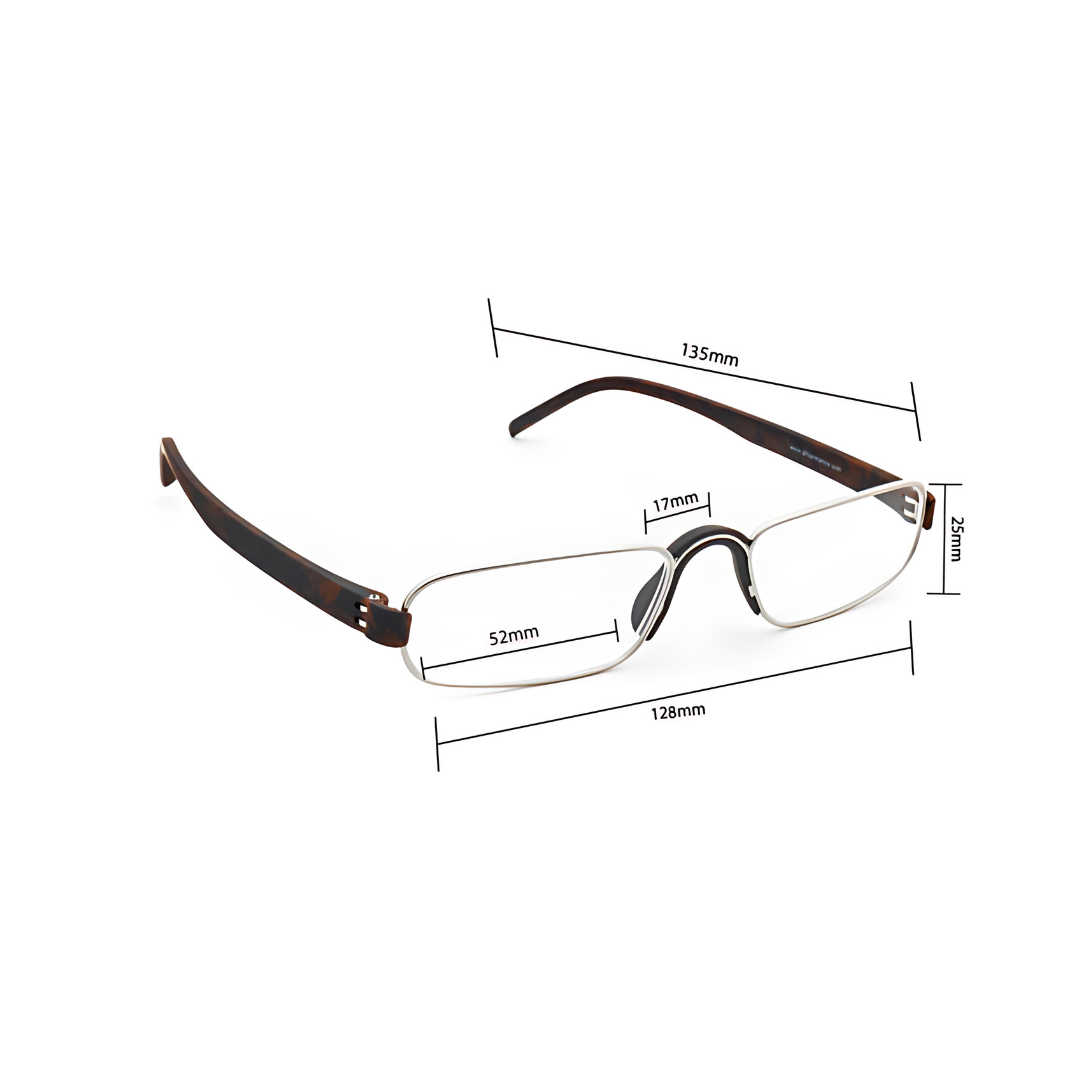 First Lens Dr. Harmanns reading glasses CEO Black Frame