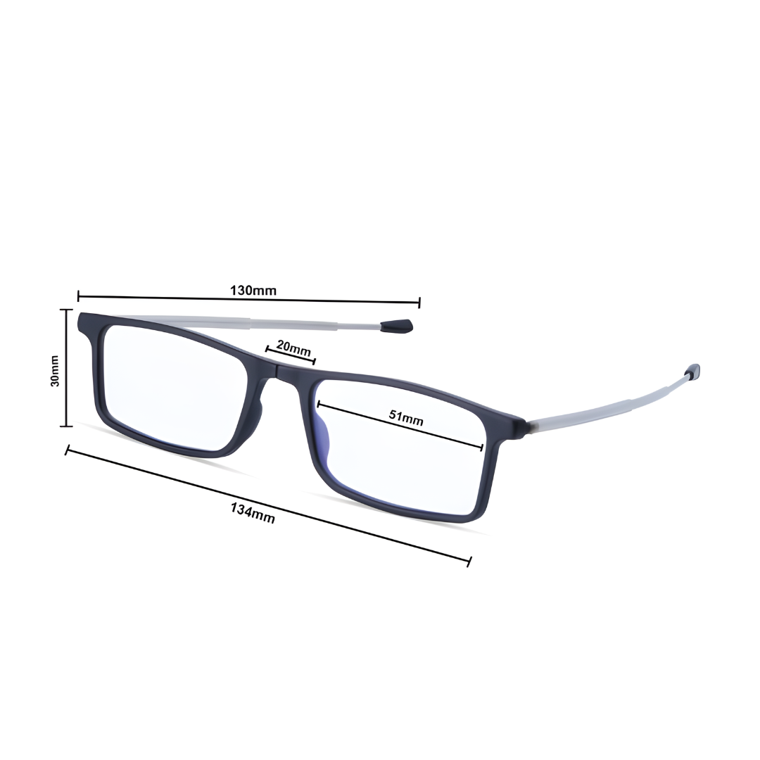 First Lens Dr. Harmanns reading glasses Compact3 with accessories