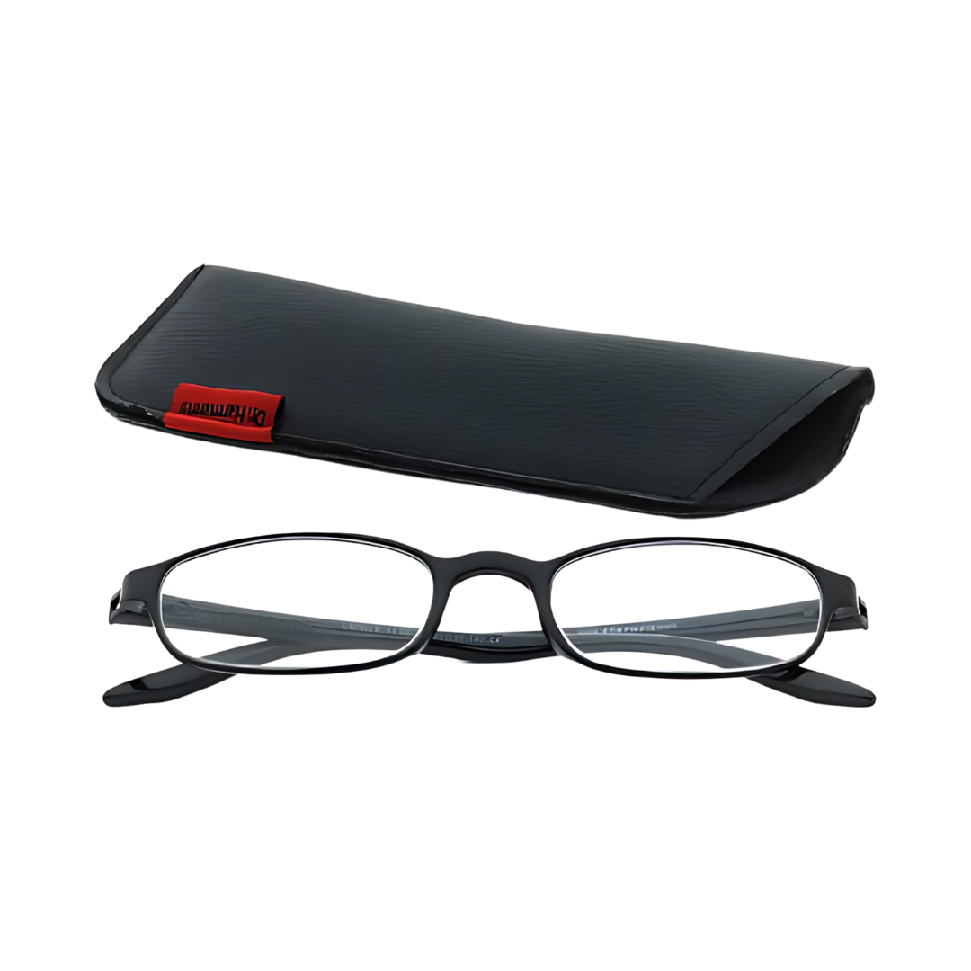First Lens Dr. Harmanns reading glasses Library6 with a bookmark