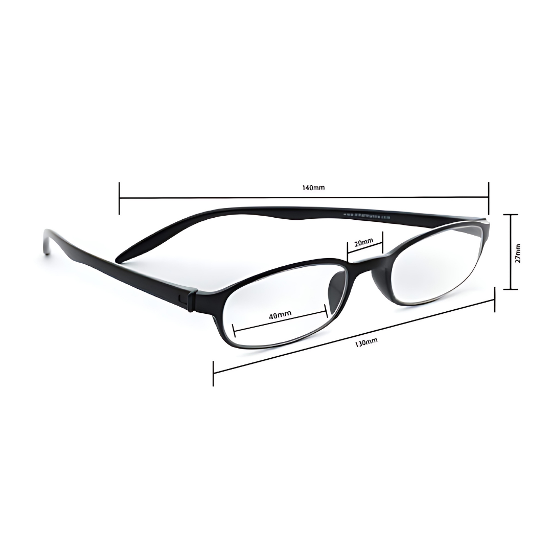 First Lens Dr. Harmanns reading glasses Library6 with reading glasses light