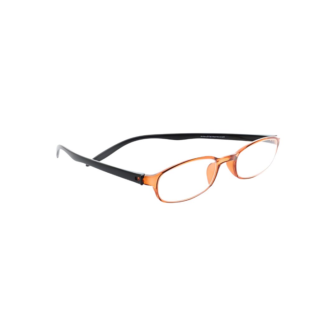 First Lens Dr. Harmanns reading glasses Library6 in a library setting