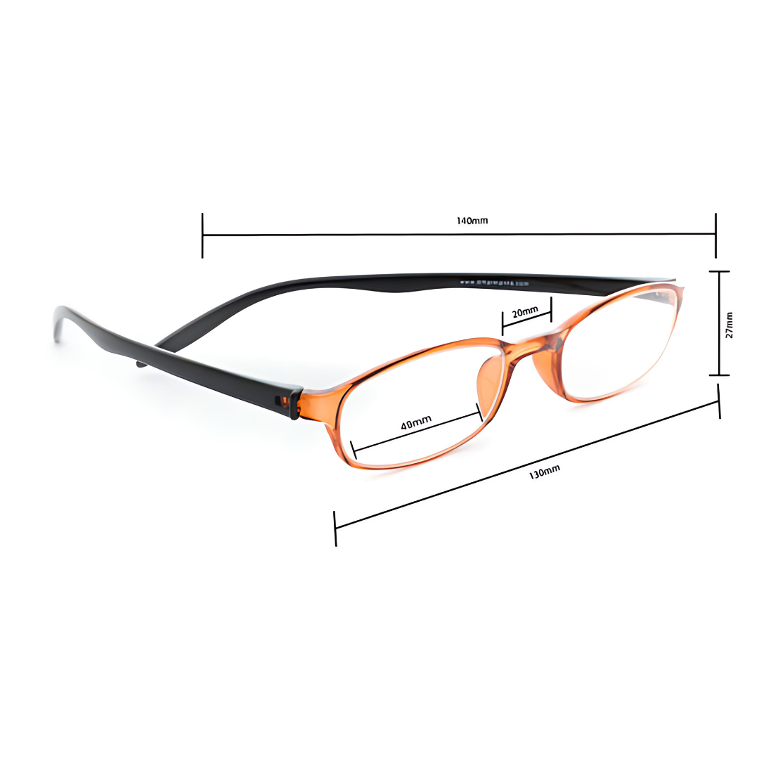 First Lens Dr. Harmanns reading glasses Library6 with a cup of coffee
