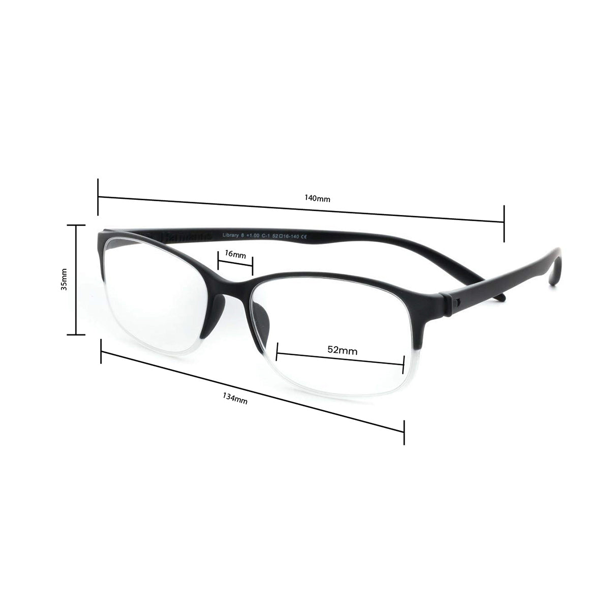 First Lens' Library8 Reading Glasses for comfortable reading