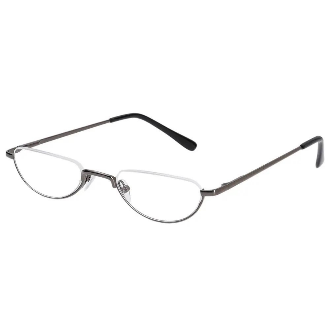 Close-up of the textured design on First Lens Agile Oval reading glasses RG_1027