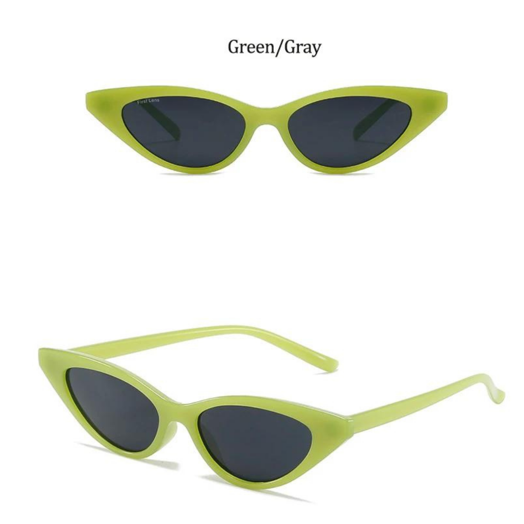 First Lens Cateye Frame Sunglasses 009 Subtle and understated in a soft pastel shade