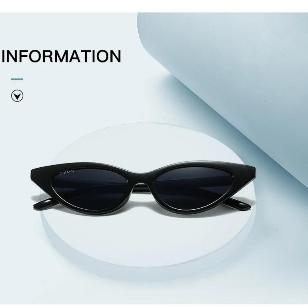 First Lens Cateye Frame Sunglasses 009 Classic tortoiseshell pattern for timeless elegance