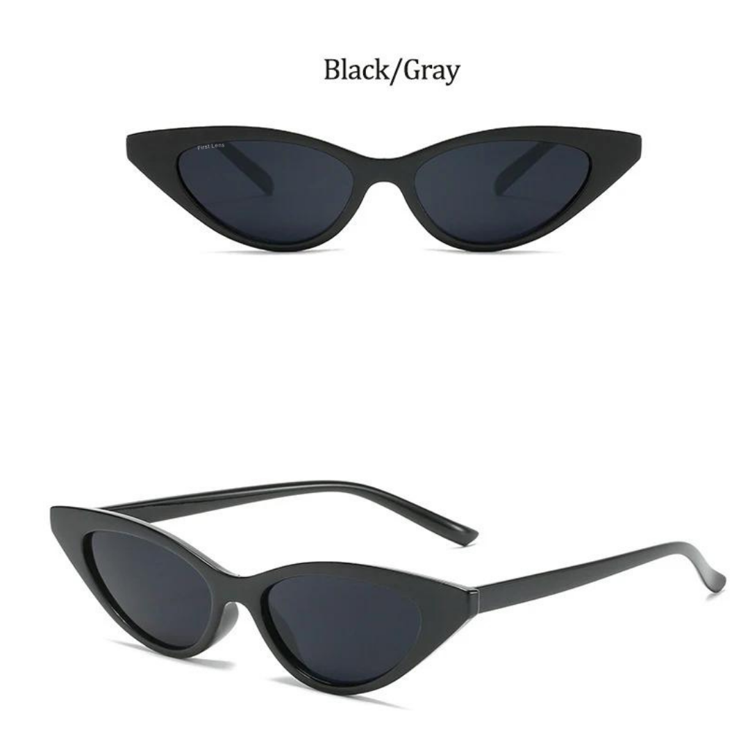 First Lens Cateye Frame Sunglasses 009 Chic and sophisticated in a matte finish