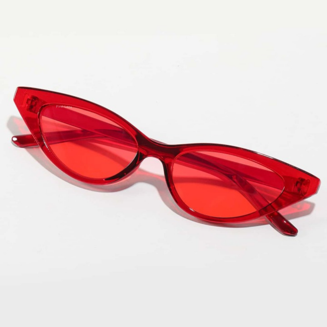 First Lens Cateye Frame Sunglasses 009 Crystalclear frames for a minimalist look