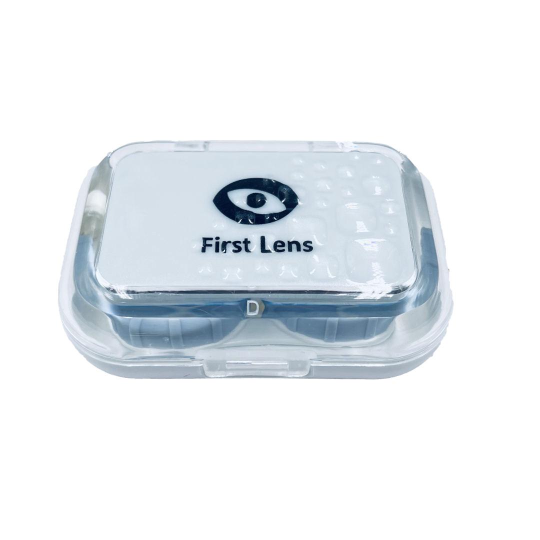 Transparent Contact Lens Case for Travel by First Lens