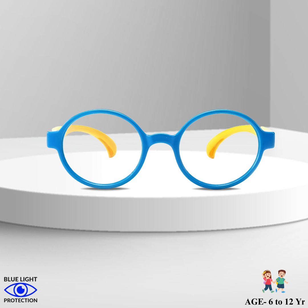 First Lens JuniorEye Kids Blue Light Blocking Glasses - Fashionable eyewear for children to reduce eye strain.