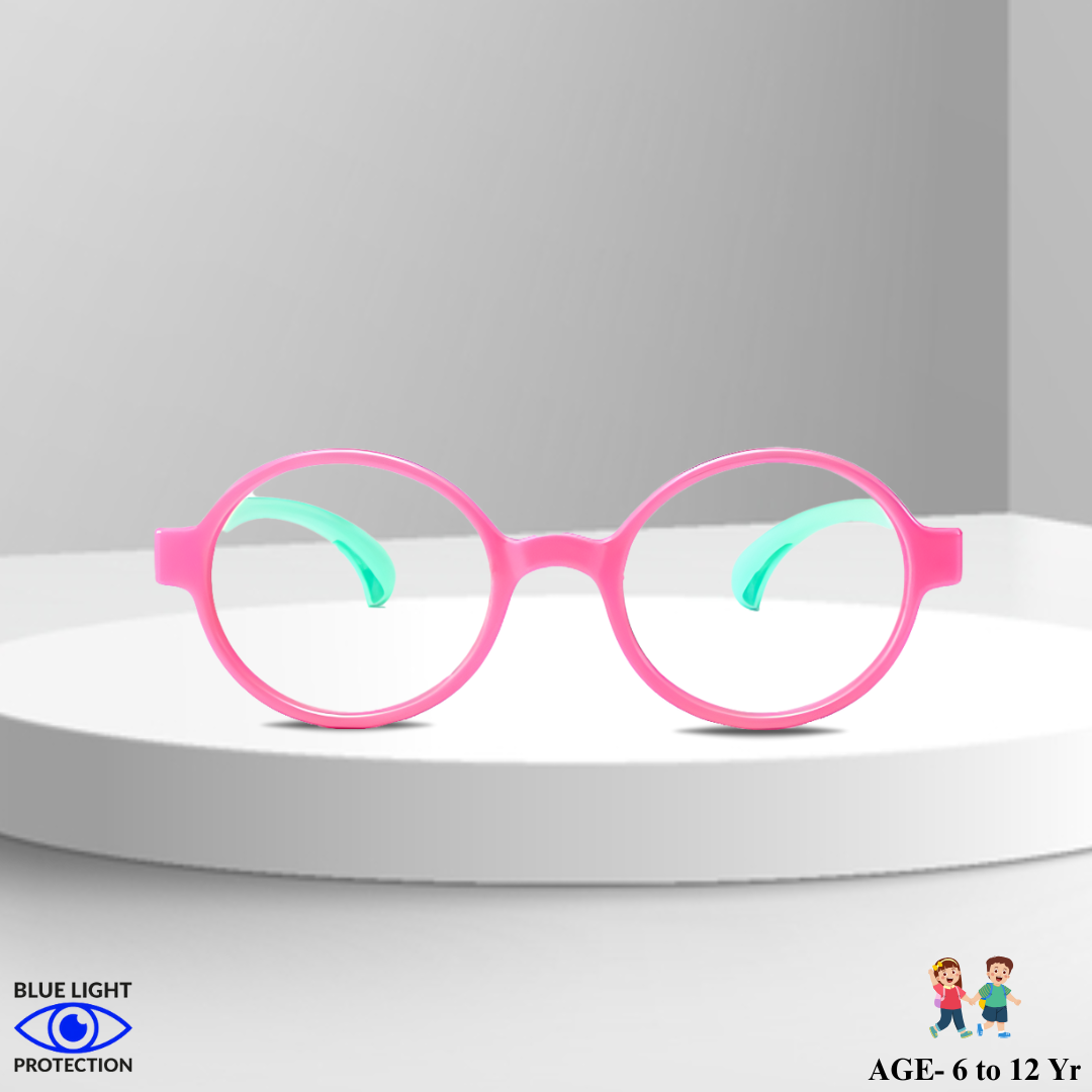First Lens Protect your child's eyes with JuniorEye Kids Blue Light Blocking Glasses, available now in a sleek design.
