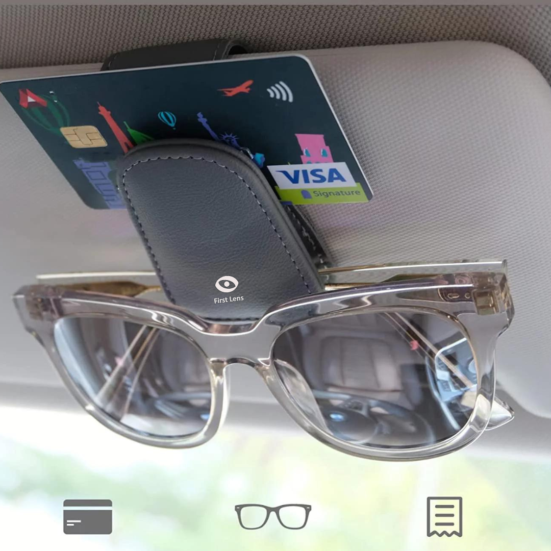 First Lens Magnetic Sunglasses Clip for Car Visor