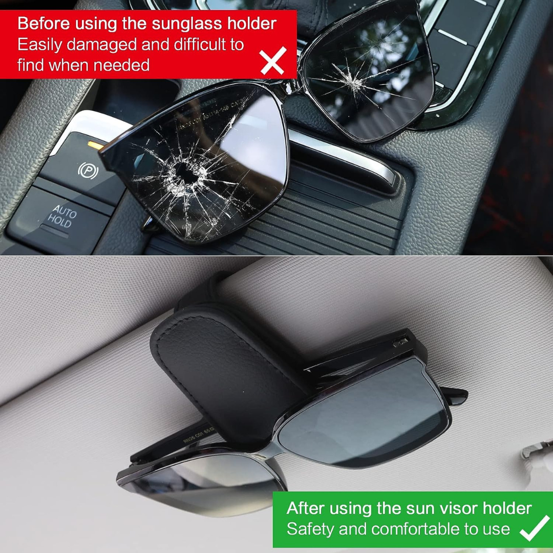 First Lens Car Accessory for Sunglasses Organization