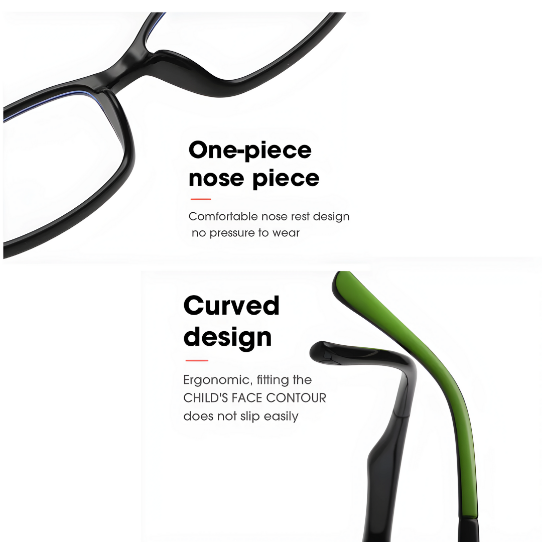 Give your child the gift of clear vision and reduced eye strain with these First Lens glasses.