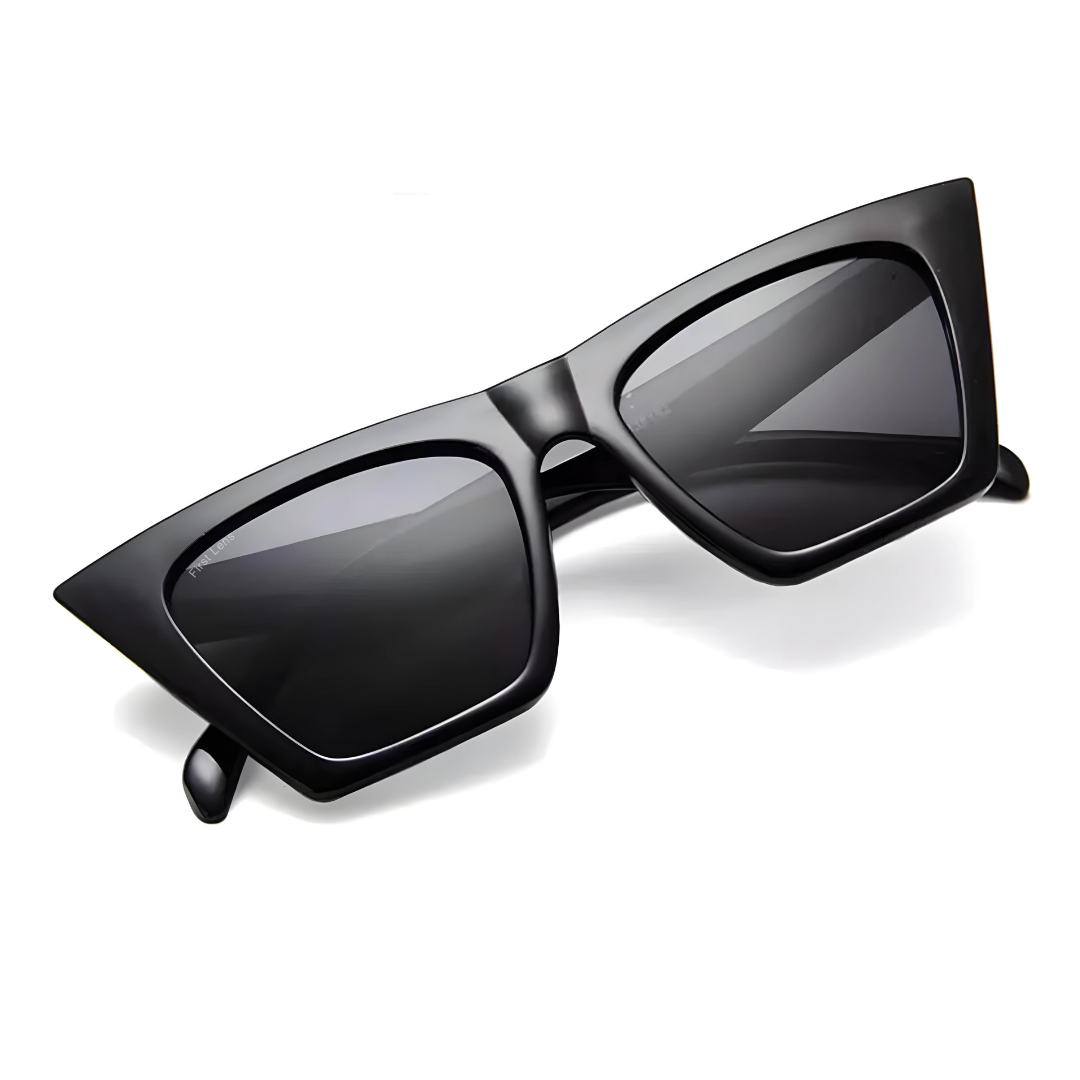 Fashionable First Lens square frame Sunglasseses with gradient lenses