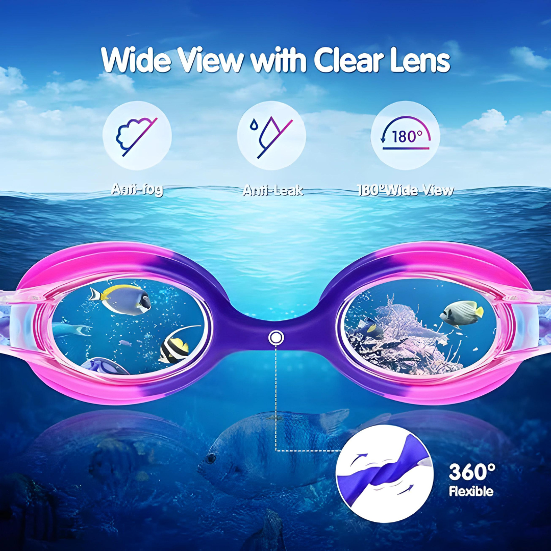 First Lens K001 goggles with wide lenses for enhanced peripheral vision.