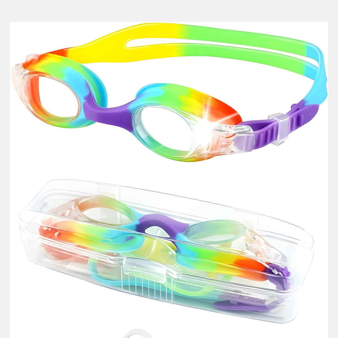 First Lens K001 swimming goggles for children, perfect for pool or beach use.