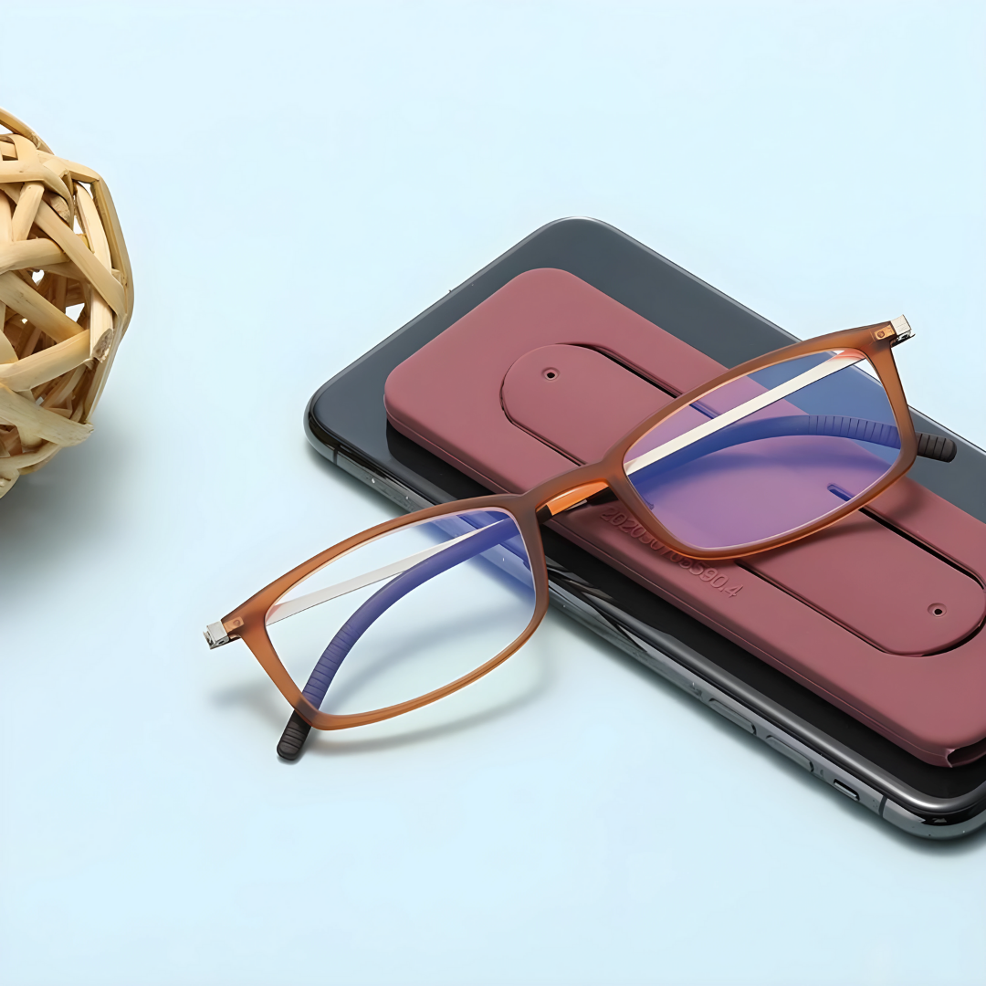 Pocket-Sized Anti-Blue Light Reading Glasses by First Lens