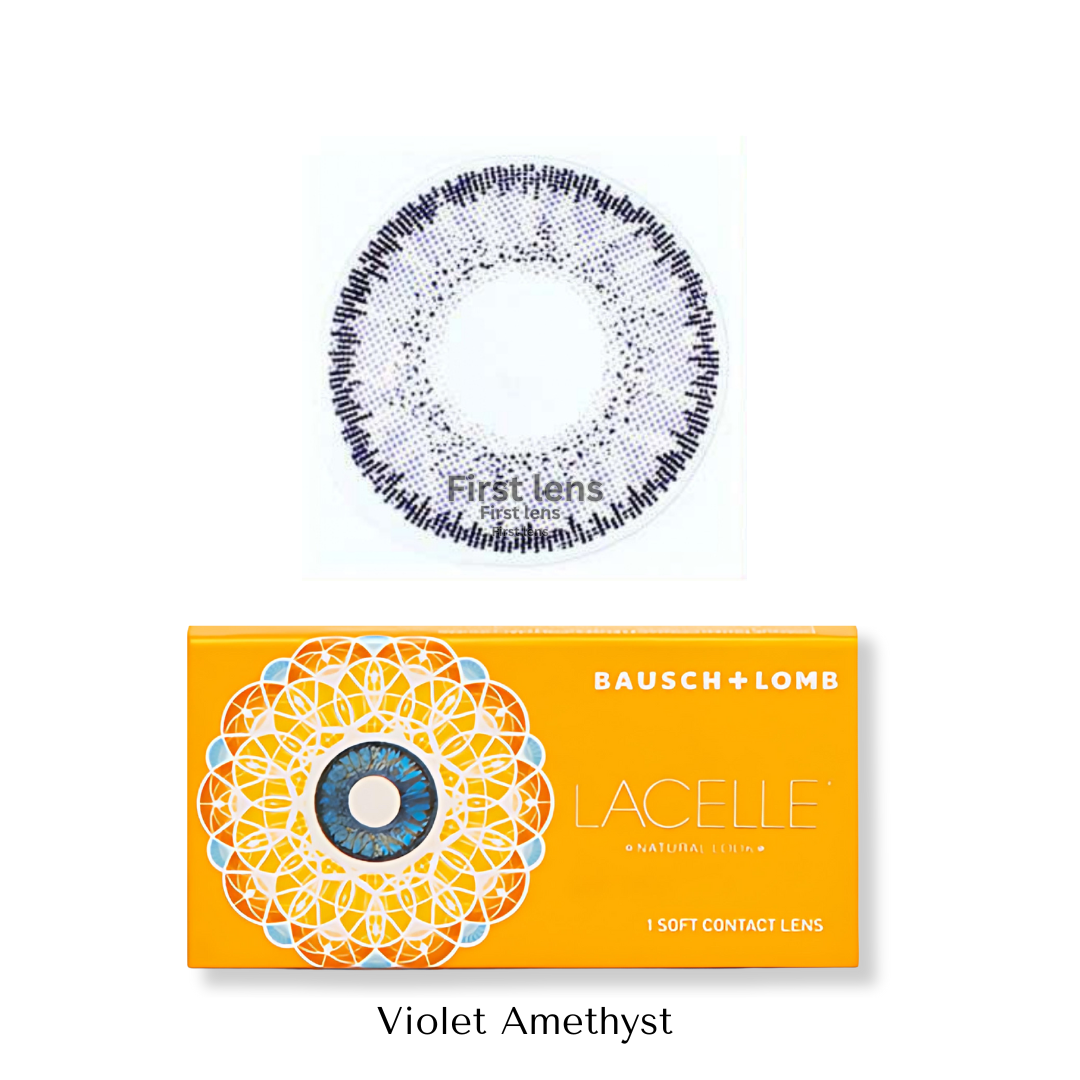 First Lens Violet Amethyst Color Contact Lens  Front View