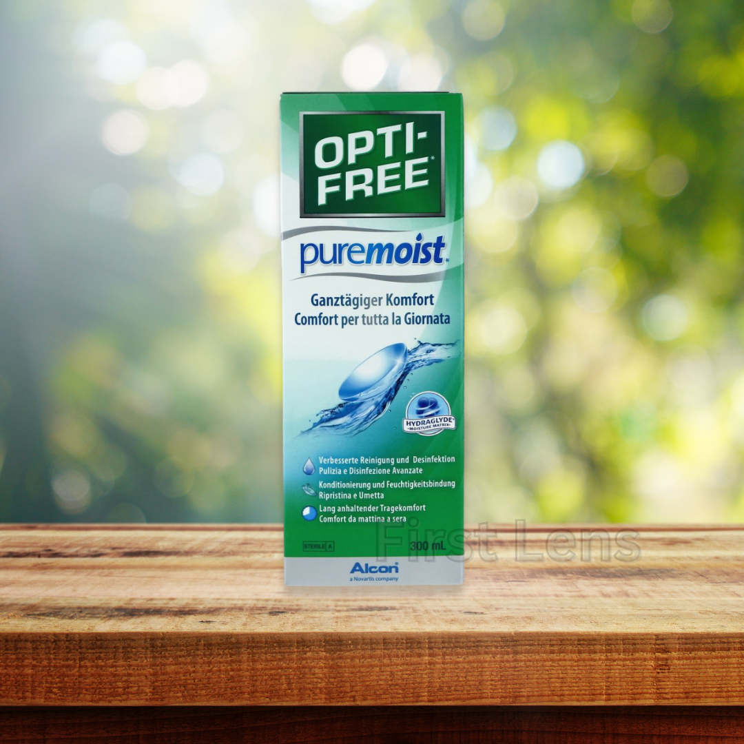 First Lens Opti Free Pure Moist for contact lenses