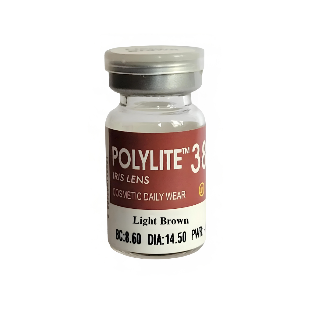 POLYLITE 38 Prosthetic D-Type Contact Lens - Front View